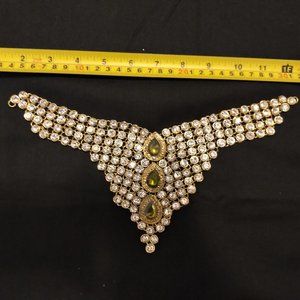 Gold green Indian Jewelry necklace